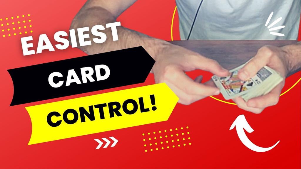'Video thumbnail for EASIEST Card Control & Classic Pass Alternative! (Sleight of Hand Beginner Tutorial - Mahatma Pass)'