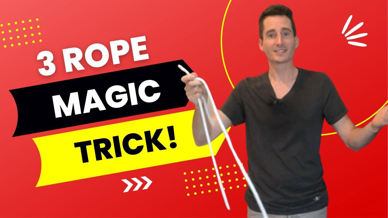 'Video thumbnail for BEST 3 Rope Magic Trick! (Multiple Methods - Tutorial) Professor's Nightmare Revealed & Explained'