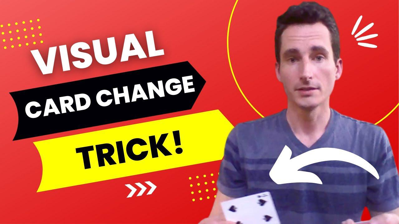 'Video thumbnail for Favorite VISUAL Card Change Trick Tutorial! (Snap Change Card Magic Trick - Color Change)'