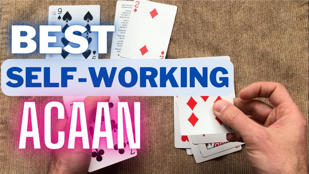 'Video thumbnail for BEST Self-Working ACAAN (A Card at Any Number) Easy Card Trick - No Sleight of Hand'