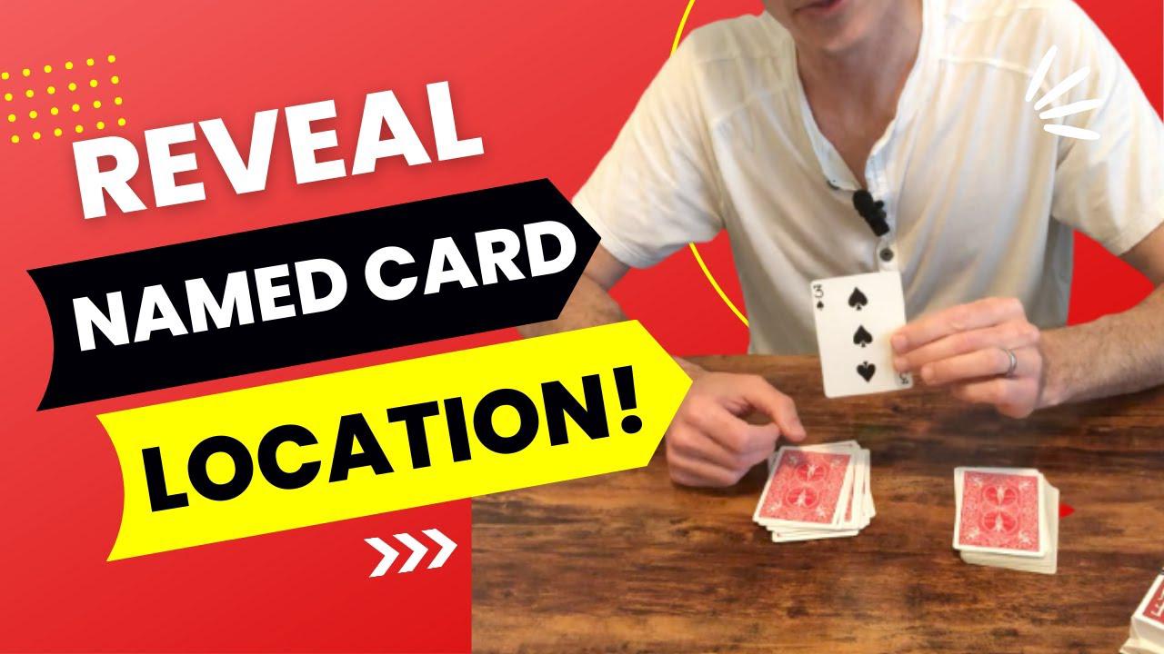 'Video thumbnail for REVEAL Location of NAMED Card In a Deck You Mixed! (Favorite Mnemonica, Aronson or Mem Deck Trick)'