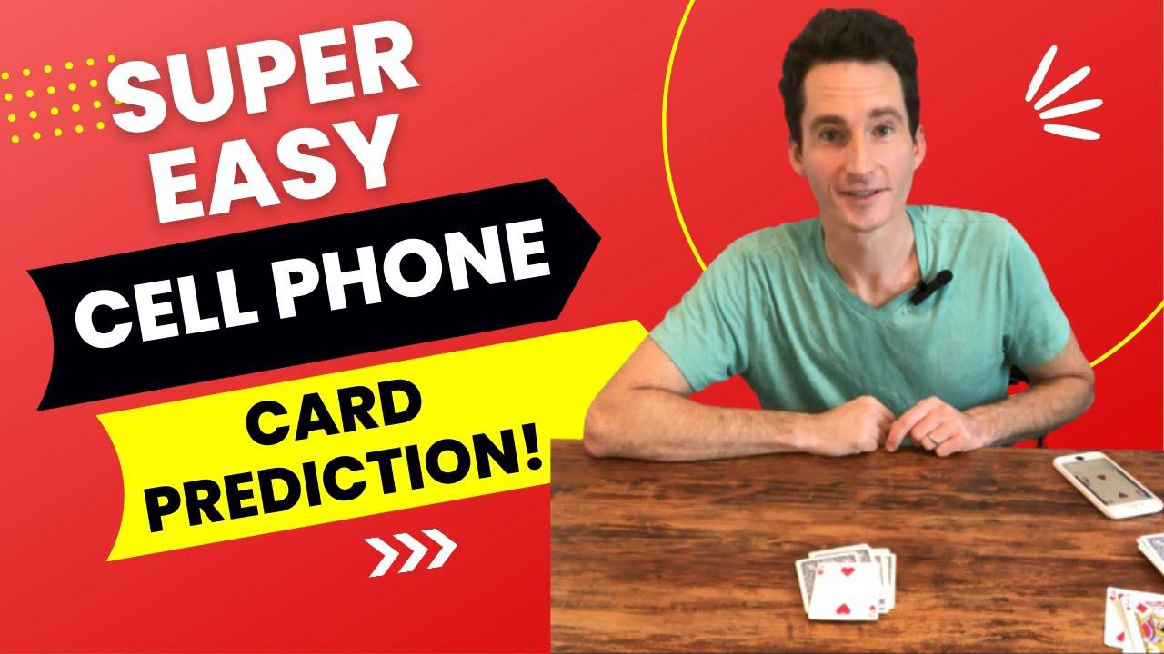 'Video thumbnail for SUPER EASY Cell Phone Card PREDICTION! (Or Wallet) Magic Card Trick Tutorial'