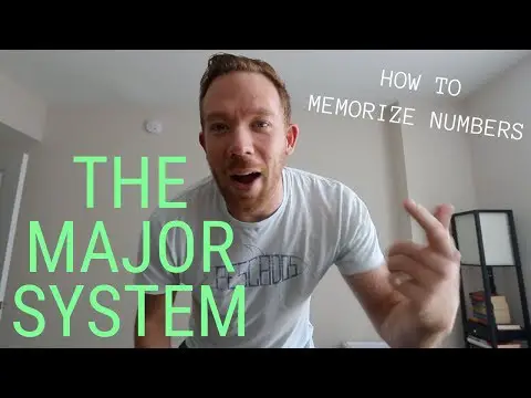THE MAJOR SYSTEM (MEMORIZING NUMBERS) // RANDOM MEMORY TIPS #003