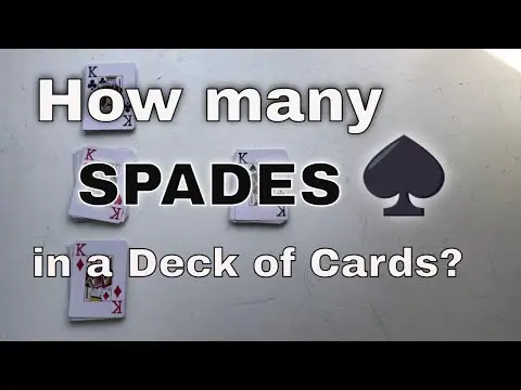 How Many Spades are in a Deck of 52 Cards? What are all the Spades Playing Cards? [Standard deck]