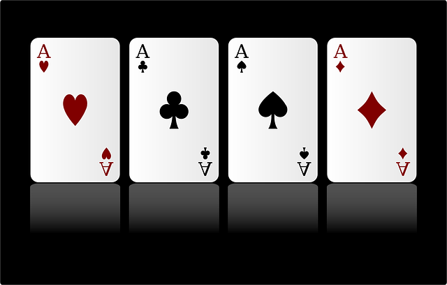 4 aces in a deck of 52 cards