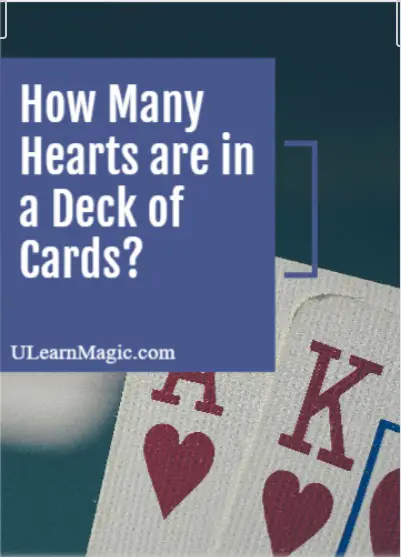 How many hearts are in a deck of 52 cards?