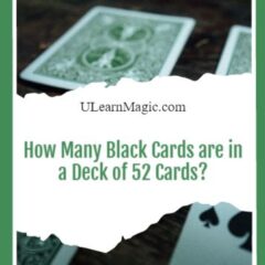How many black cards are in a deck of 52 cards?