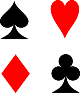 4 suits in a deck of cards
