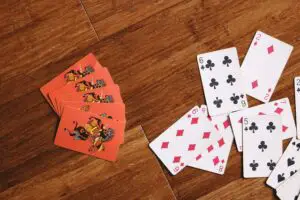 How many non-face cards in a deck of cards?
